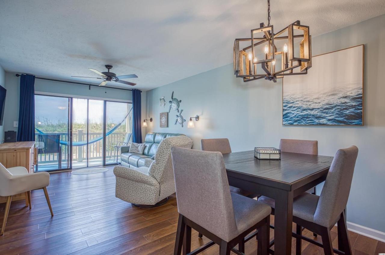 Beautiful Beachfront-Oceanfront First Floor 2Br 2Ba Condo In Cherry Grove, North Myrtle Beach! Renovated With A Fully Equipped Kitchen, 3 Separate Beds, Pool, Private Patio & Steps To The Sand! Buitenkant foto