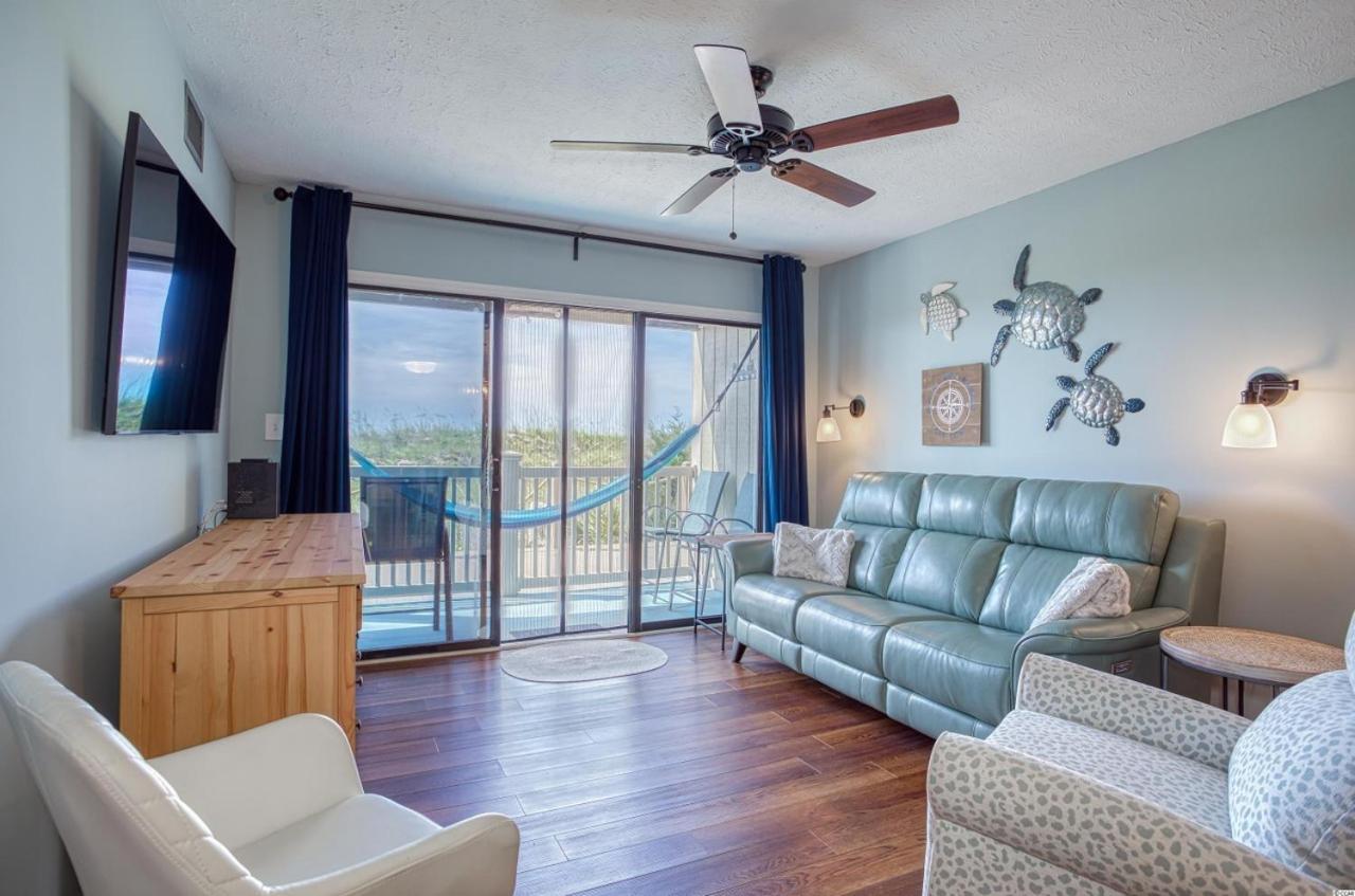 Beautiful Beachfront-Oceanfront First Floor 2Br 2Ba Condo In Cherry Grove, North Myrtle Beach! Renovated With A Fully Equipped Kitchen, 3 Separate Beds, Pool, Private Patio & Steps To The Sand! Buitenkant foto