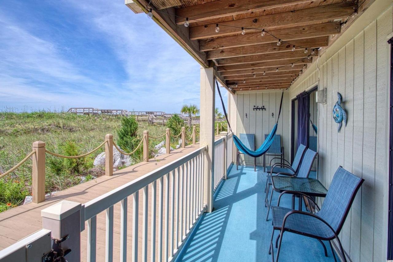Beautiful Beachfront-Oceanfront First Floor 2Br 2Ba Condo In Cherry Grove, North Myrtle Beach! Renovated With A Fully Equipped Kitchen, 3 Separate Beds, Pool, Private Patio & Steps To The Sand! Buitenkant foto